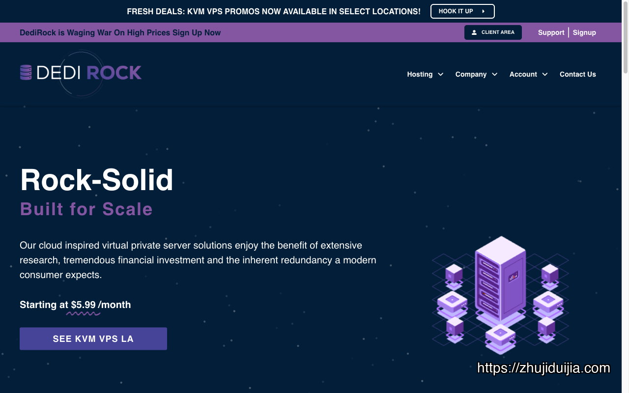 dedirock homepage